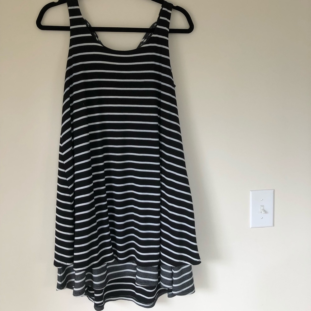 Anthropologie Striped Swing Tank Dress